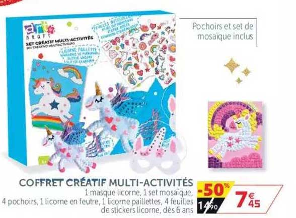 coffret créatif multi-activités