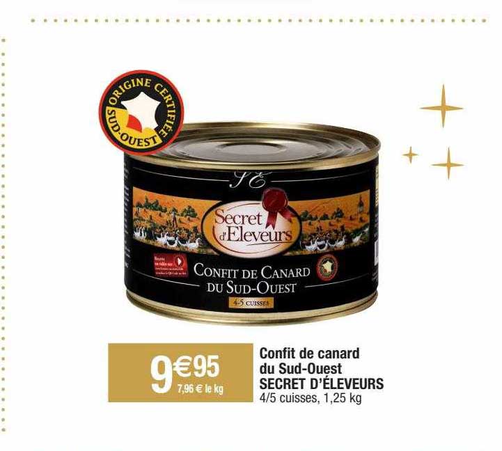 confit de canard du sud-ouest secrets d'éleveurs