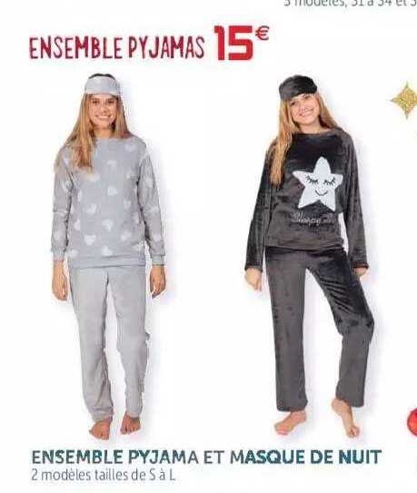Ensemble Pyjama Et Masque De Nuit