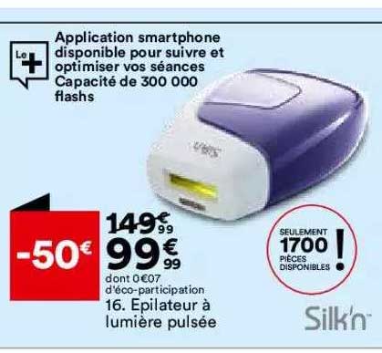 épilateur à lumière pulsée silk'n