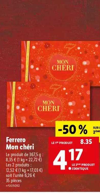 ferrero mon chéri