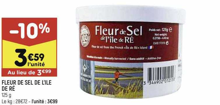 fleur de sel de l'île de ré