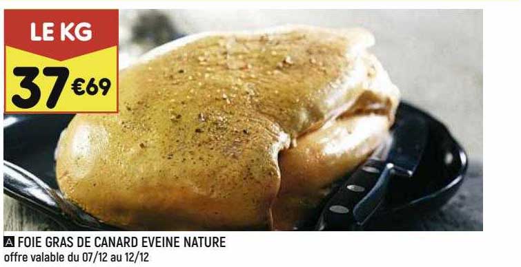 Foie Gras De Canard Evéiné Nature