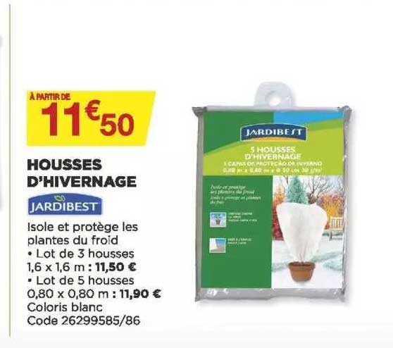 housses d'hivernage jardibest