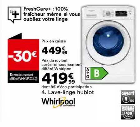 lave-linge hublot whirlpool