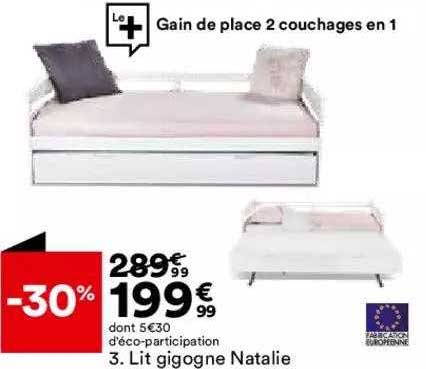 lit gigogne natalie