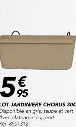 lot jardinière chorus 30cm