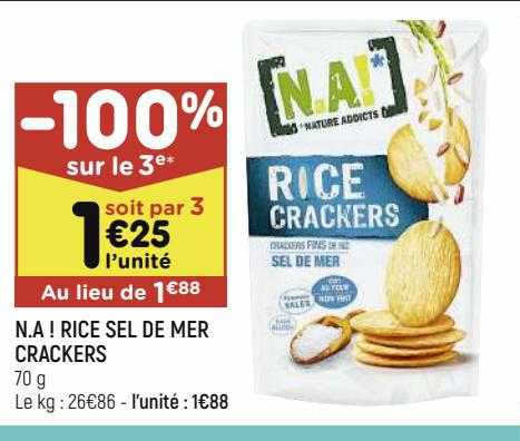 n.a! rice sel de mer crackers