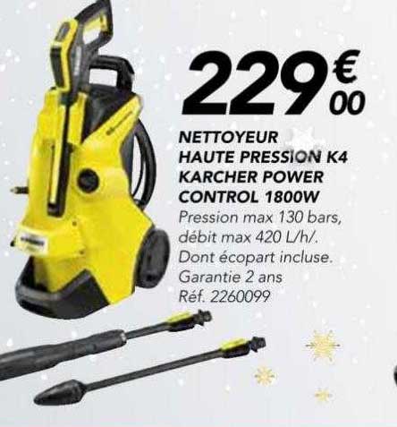 nettoyeur haute pression k4 kärcher power control 1800w