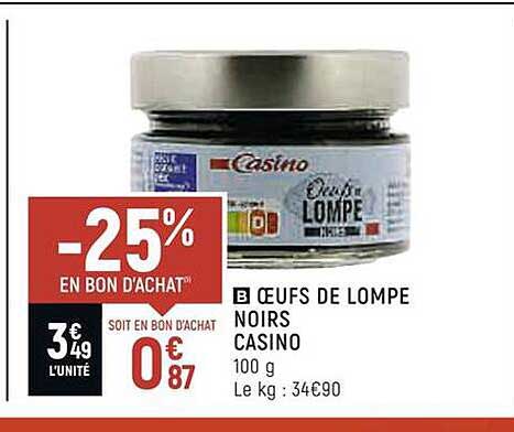 oeufs de lompe noirs casino