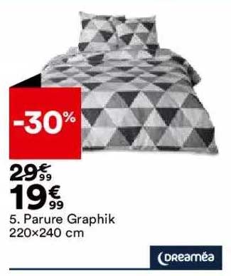 parure graphik 220 x 240 cm dreaméa