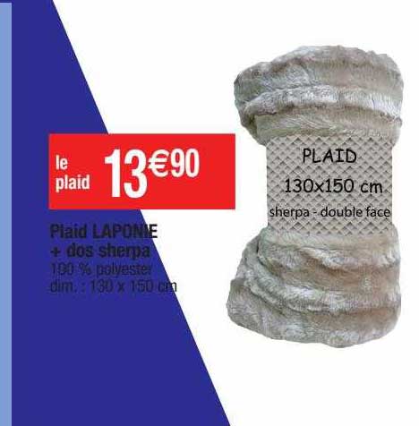 Plaid Laponie + Dos Sherpa