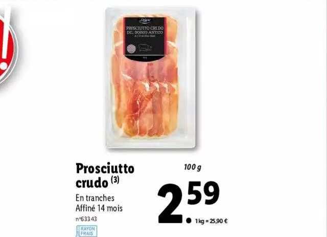 prosciutto crudo