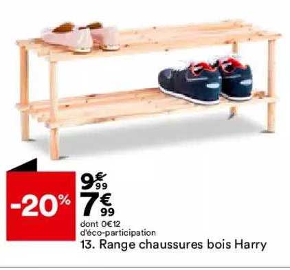 Range Chaussures Bois Harry