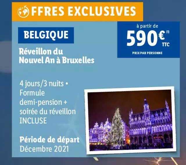 réveillon du nouvel an à bruxelles