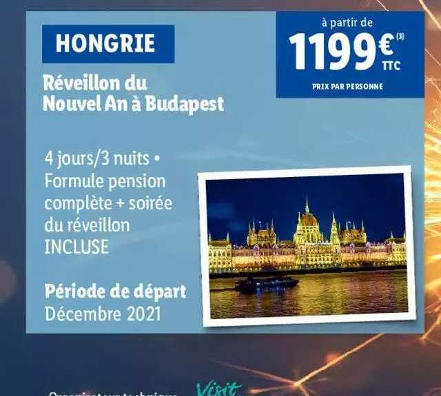 réveillon du nouvel an à budapest