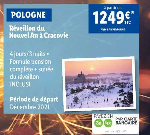 réveillon du nouvel an à cracovie