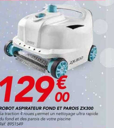 robot aspirateur fond et parois zx300