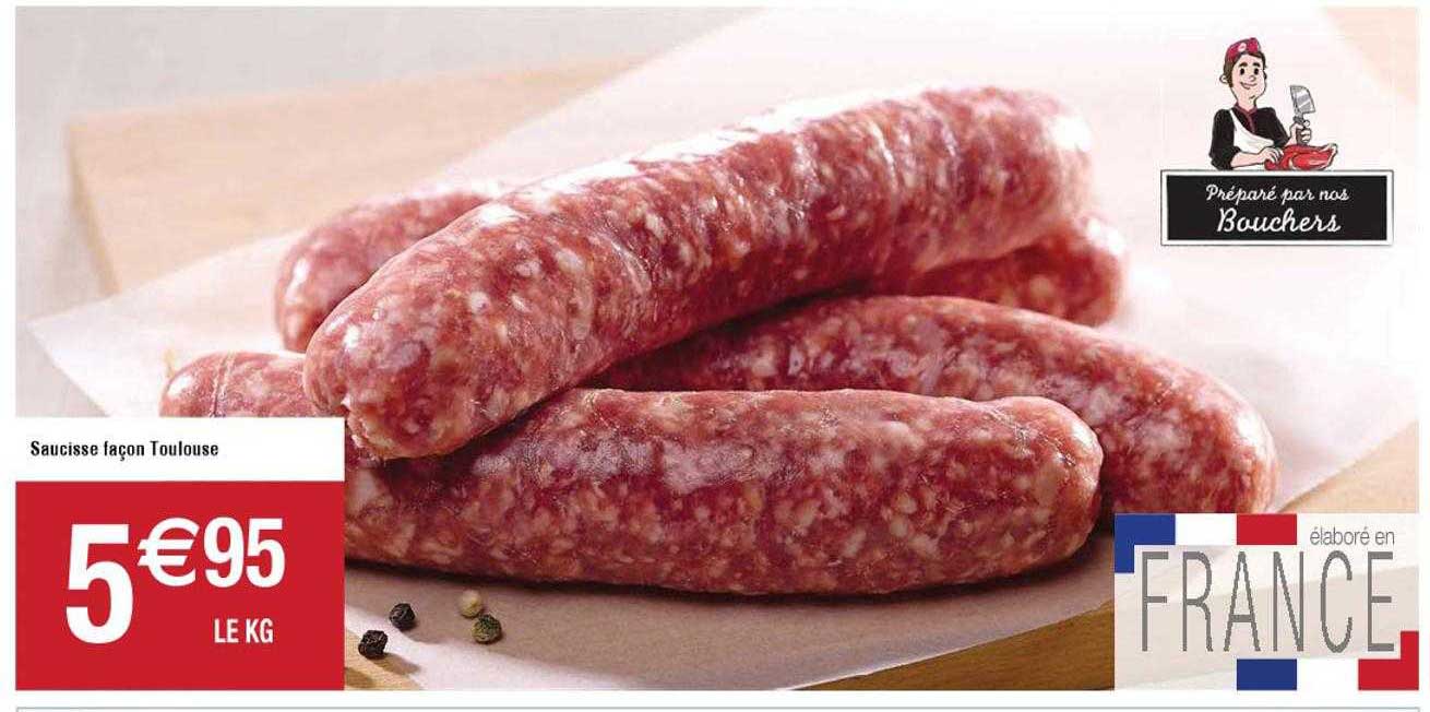saucisse façon toulouse