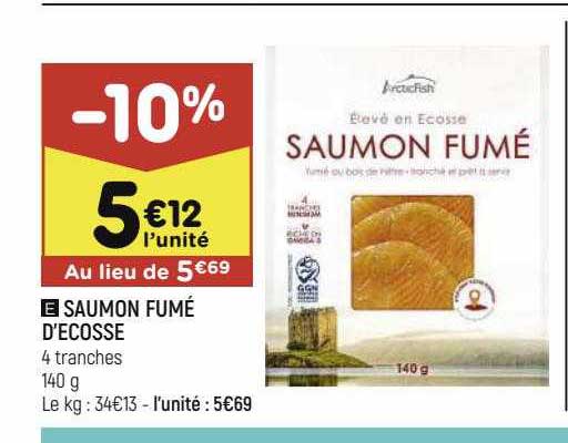 saumon fumé d'écosse