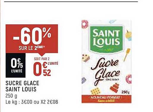 sucre glace saint louis
