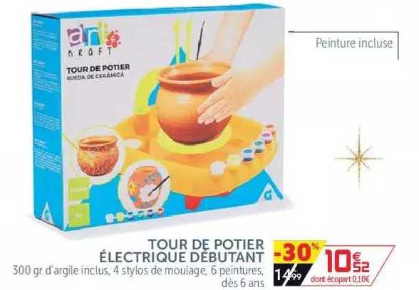 tour de potier électrique débutant