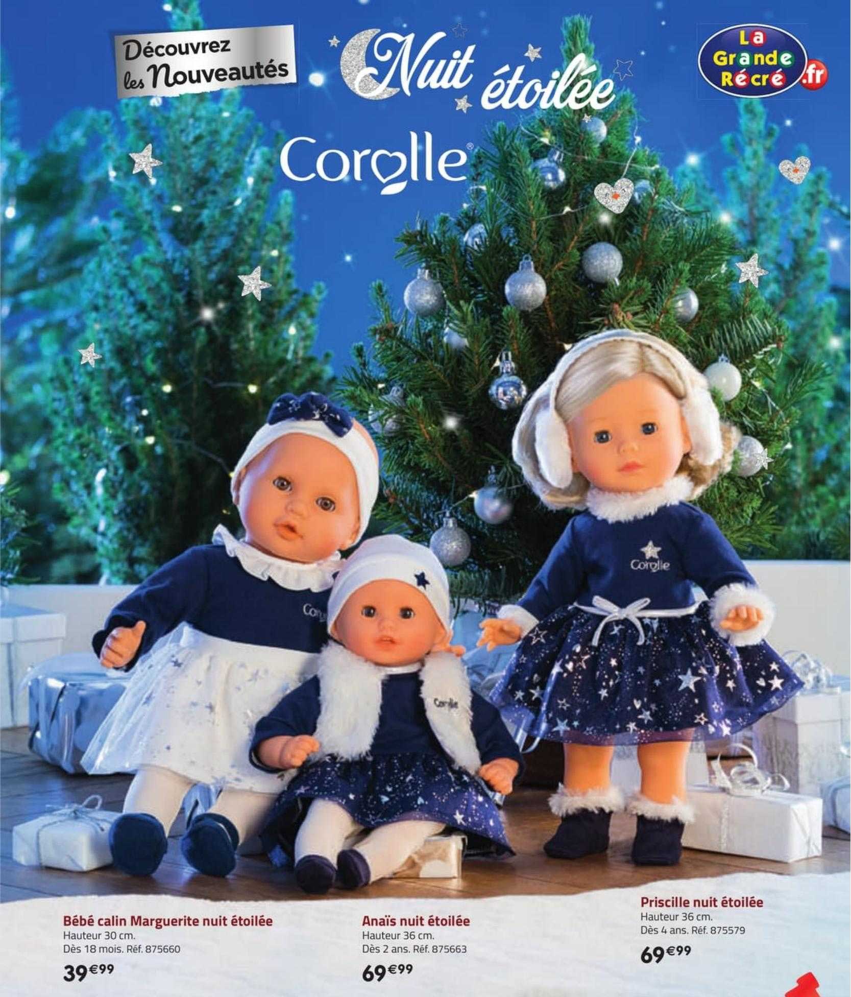 bébé calin marguerite nuit étoilé, anaïs nuit étoilée, priscille nuit étoilée