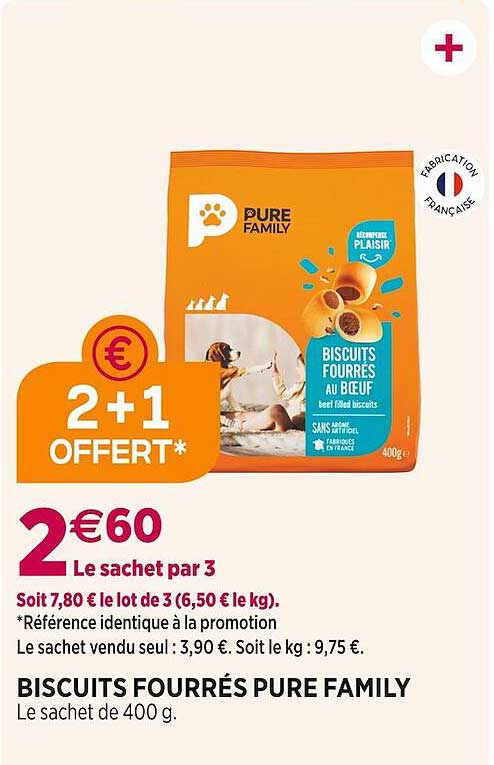 Biscuits Fourrés Pure Family