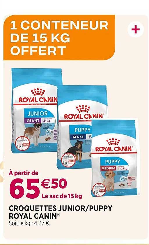 croquettes junior-puppy royal canin