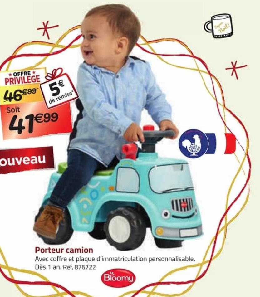 porteur camion bloomy
