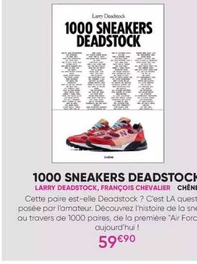 1000 sneakers deadstock - larry deadstock, françois chevalier