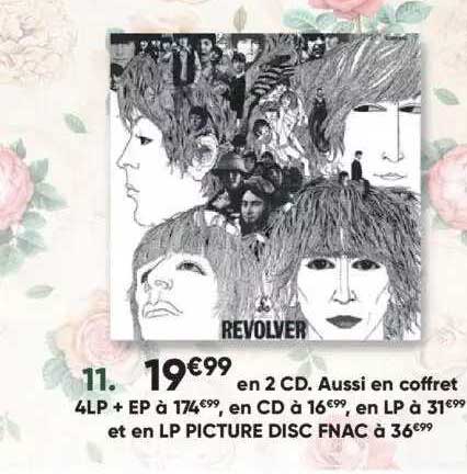 2 cd, aussi en coffrt 4lp + ep, en cd, en lp et en lp picture disc fnac