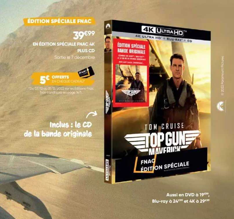 4k ultra hd + blu-ray + cd tom cruise - top gun