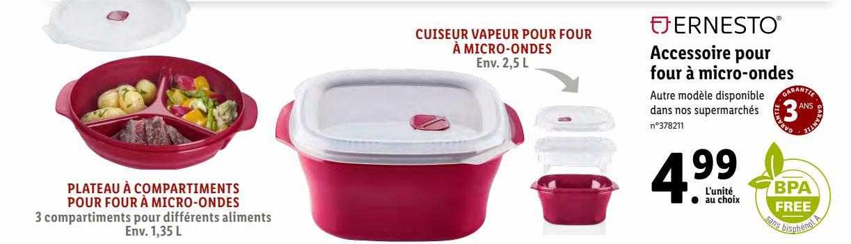 accessoire pour four à micro-ondes ernesto