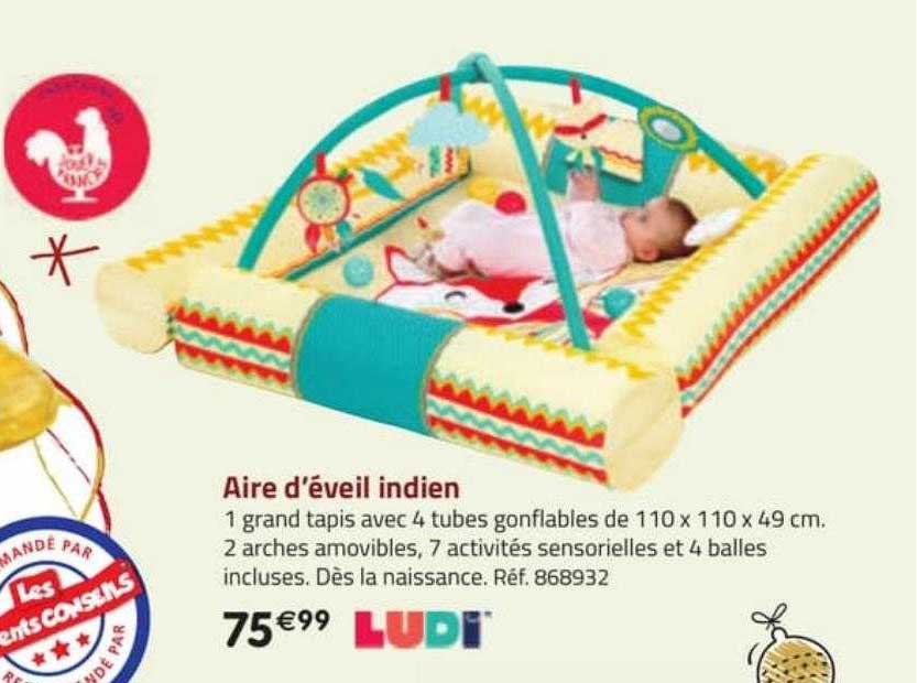 aire d'éveil indien ludi