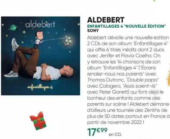 aldebert - enfantillages 4 "nouvelle édition" sony