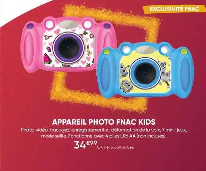 appareil photo fnac kids