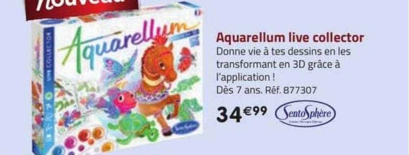 aquarellum live collector sento sphère