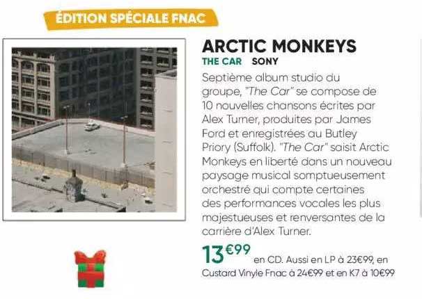 arctic monkeys - the car - sony