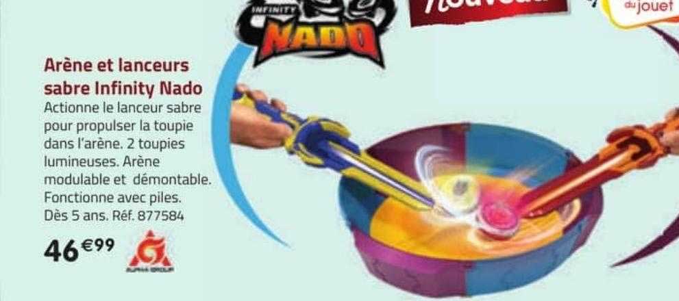 arène et lanceurs sabre infinity nado alpha group