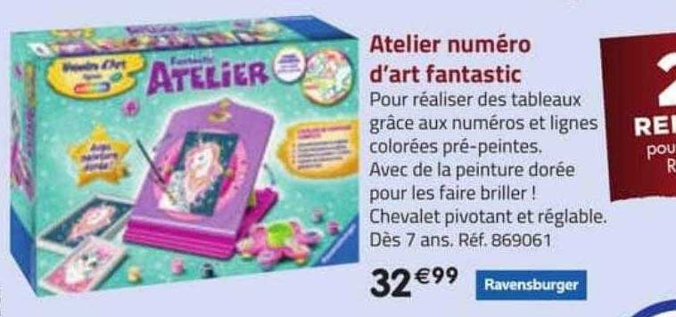 atelier numéro d'art fantastic ravensburger