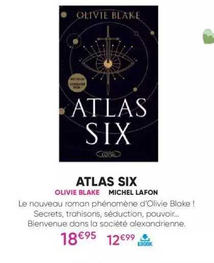 atlas six - olivie blake  - michel lafon