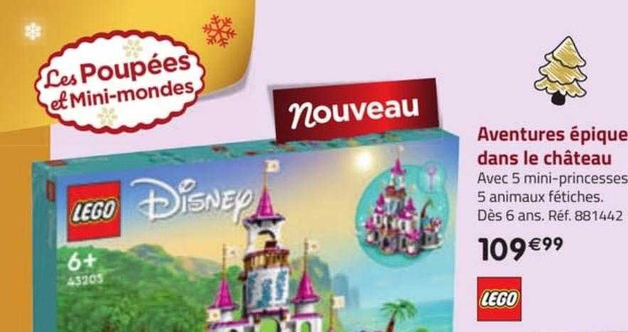 aventures épique dans le château lego disney