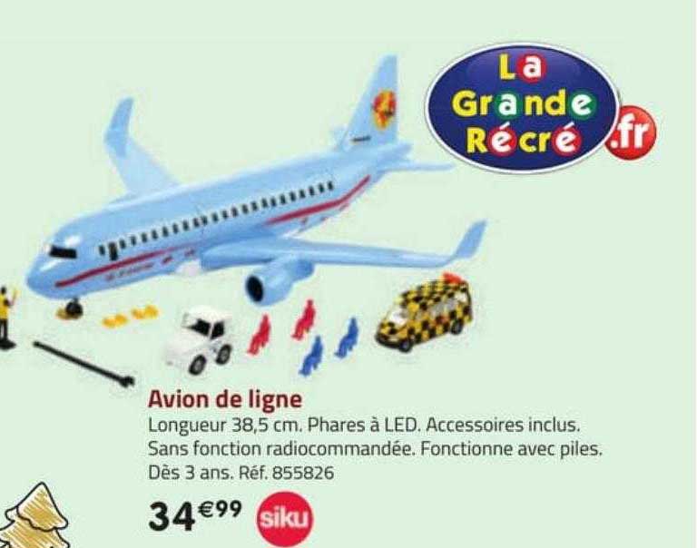avion de ligne siku