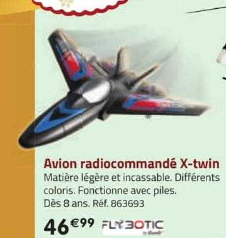 avion radiocommandé x-twin