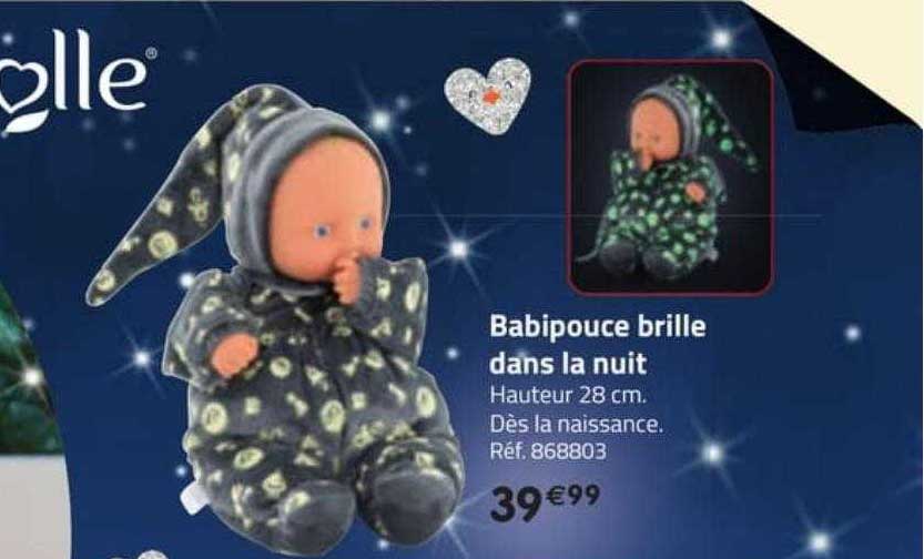 babipouce brille dans la nuit