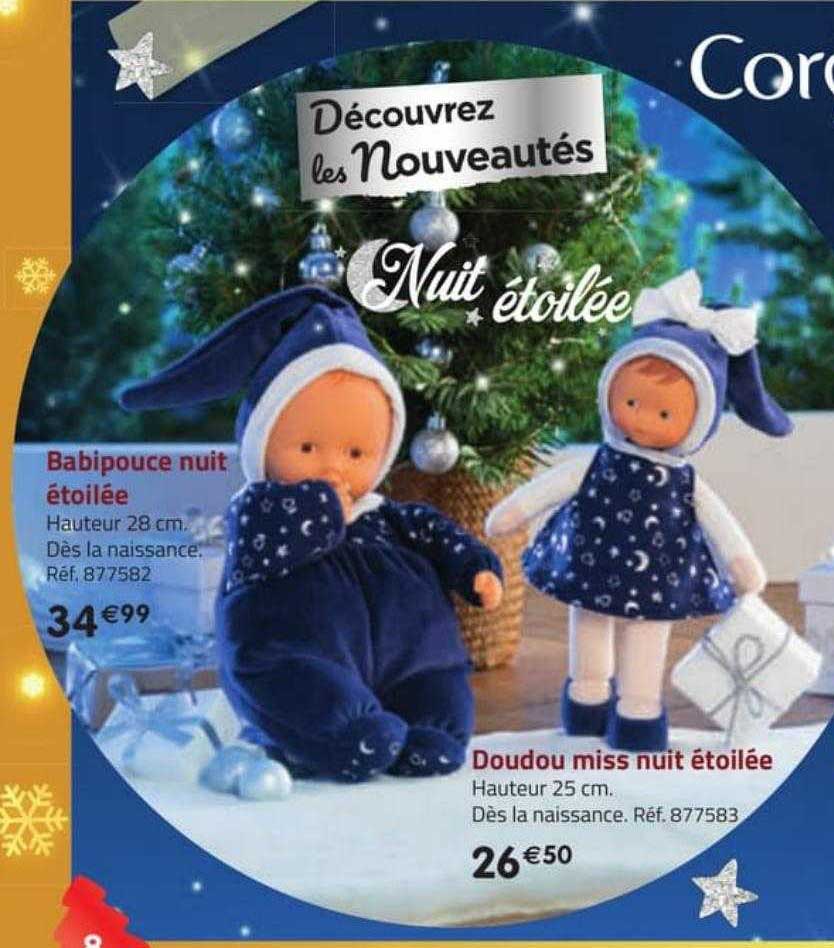babipouce nuit étoilée, doudou miss nuit étoillée
