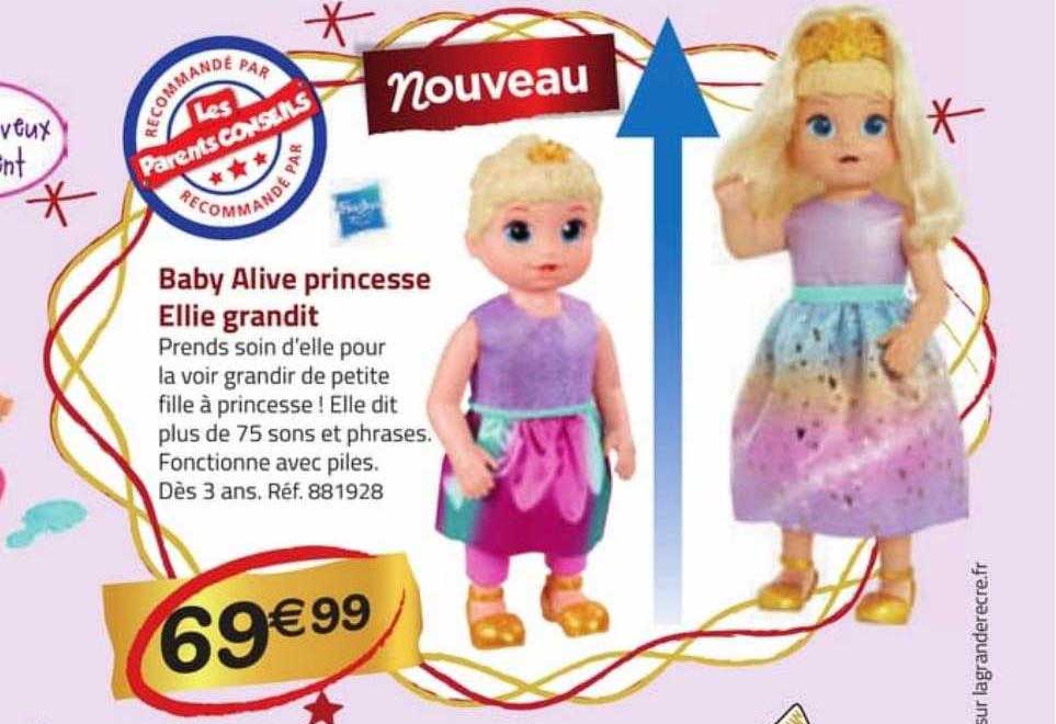 baby alive princesse ellie grandit