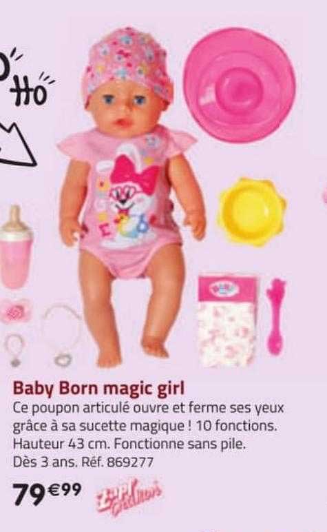 baby born magic girl