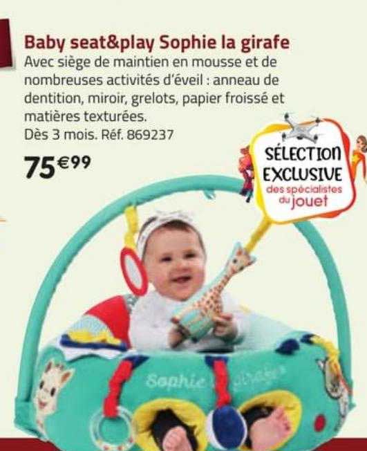 baby seat & play sophie la girafe